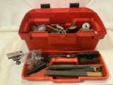 Vintage Popular Mechanics plastic tool kit, includes contents, see pics.