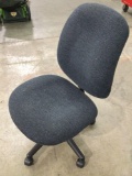 Rolling office chair, approx 22 x 18 x 35 in.