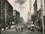 Framed Print Picture of Second Ave and Yesler Way, circa 1890s