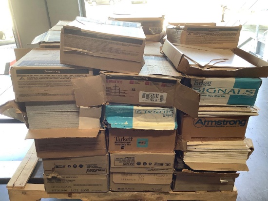 Large Pallet Full of Assorted Tile, In Boxes