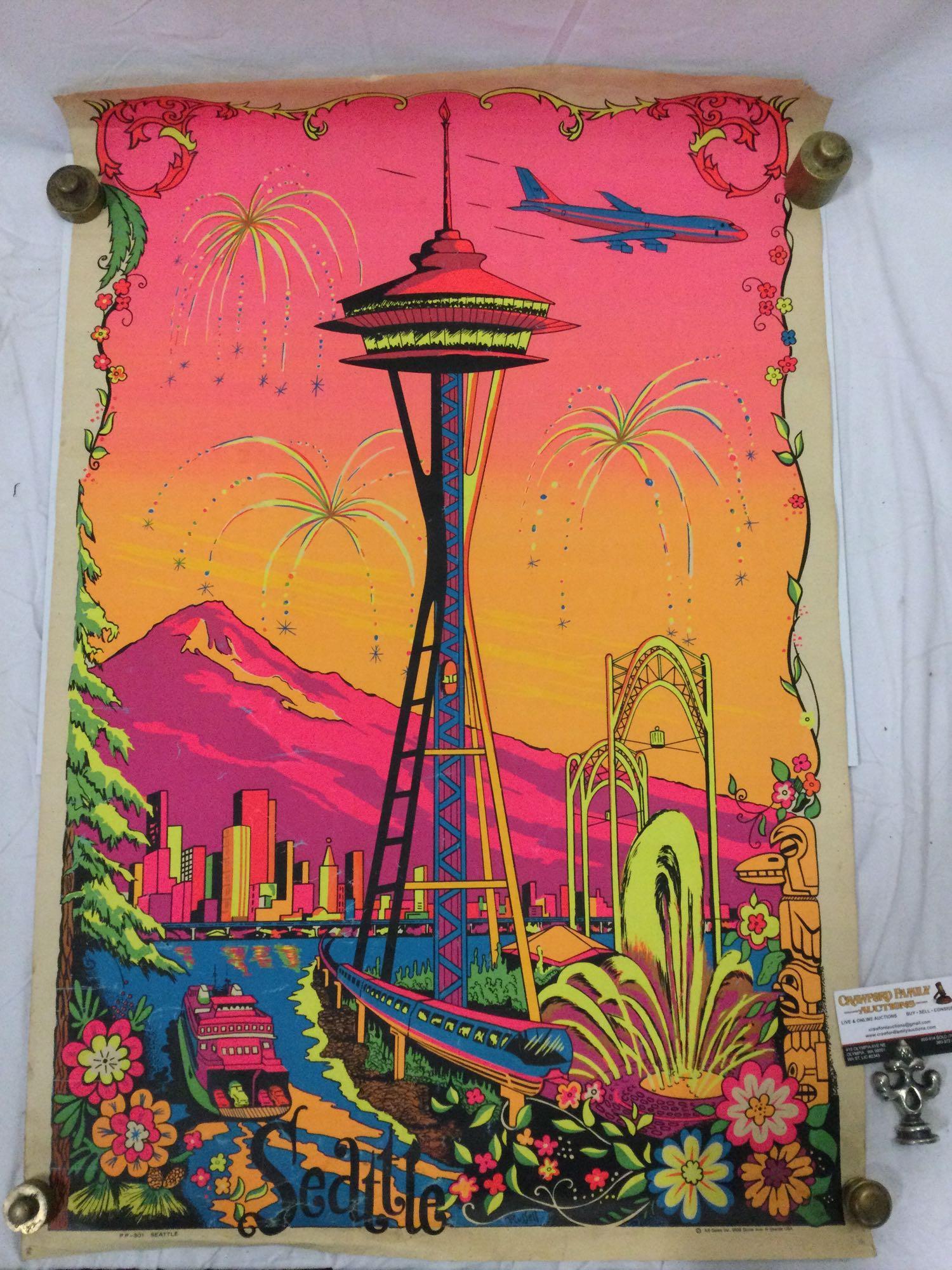 Vintage 70s RARE blacklight poster, PP-301 | Proxibid