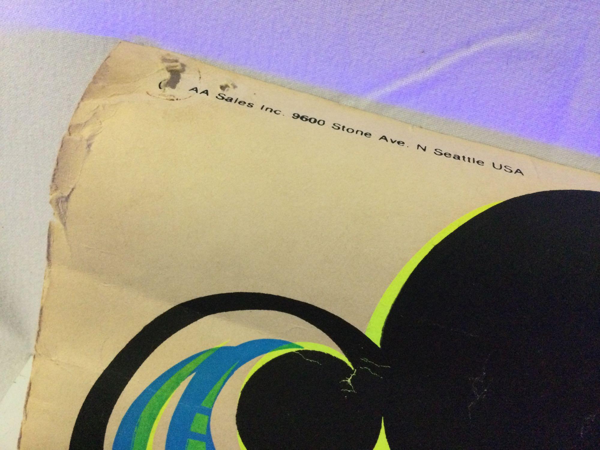Vintage 70s RARE blacklight poster, PP-125T LOVE | Proxibid