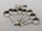 Set of antique sterling silver spoons 9 total 305.8 grams
