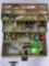 Fenwick 1080 Tackle box full of fishing gear: lures, hooks, many styles, nice collection