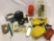 Lg. lot of fishing gear/equipment; Hummingbird- Wide Eye fish finder w/ case/ manual, lures, hooks,