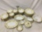 83 pc. Lot of Noritake China - Ophelia pattern: plates, bowls, creamer and more. Approx 10 x 3 in.