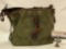 Dooney and Bourke canvas ladies shoulder bag purse w/ leather strap