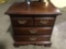 Thomasville cherry wood 3 drawer nightstand, approx 25 x 16 x 25 in.