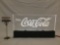 Enjoy Coca-Cola lighted Coke electric advertising window sign, tested & working