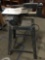 Sears CRAFTSMAN 16 inch Scroll Saw on steel shop stand, tested/working
