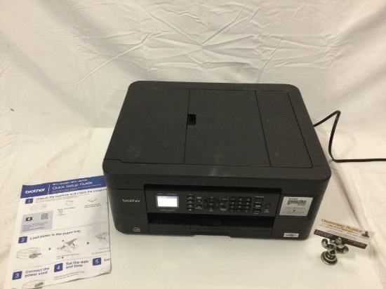 Brother MFC-J491DW Work Smart Series printer w/ instructions, tested/powers on, sold as is