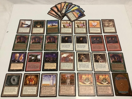 Nice lot of 45 RARE Magic The Gathering Antiquities Series collectible gaming cards.