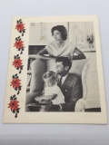 RARE Signed Holiday Card from the Office of Senator John F Kennedy, See Description
