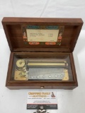Vintage Reuge Music box Saints-Croix Switzerland, tested/working, 3 tunes, nice condition
