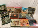 Lot of vintage vinyl Lp record collection box sets; Nashville, Christmas, American Music, Operettas,