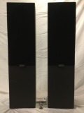Pair of Polk Audio tower stereo speakers, model no. RT400, tested/working, approx 9 x 10 x 37 in.
