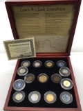 Lewis and Clark expedition coin set w/ case and COA / plus 4 Lewis and Clark colorized comm nickles