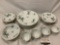 28 pc. lot of Noritake china, pattern 5490, made in Japan, some chips/wear. Approx 11 in. largest.