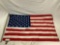 Betsy Flags INC United States of America 50 star nylon flag, made in USA, approx 49 x 30 in.