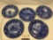 5 pc. lot of vintage Wedgwood plates, approx. 9 in.