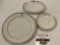 3 pc. lot of US military branded plates; Jackson / Walker department of the Navy, USSB