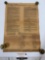 United States declaration of independence replica art print, approx 19 x 12 in. INV 2190