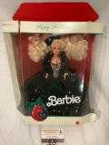 1991 Mattel BARBIE Special Edition Happy Holidays 12 in. fashion doll in partial box