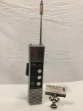 Non-working, for parts, vintage COURIER CWT-50 transistor radio w/ antenna