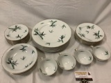 28 pc. lot of Noritake china, pattern 5490, made in Japan, some chips/wear. Approx 11 in. largest.