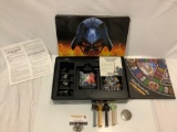 Star Wars collectibles lot: Trivial Pursuit Saga Edition ( missing cards ), 4x PEZ candy dispensers,