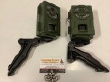 Pair of Primos Hunting - Mug Shot game cameras, untested, sold as is.