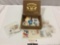 Emanelo Cigar box w/ stamp collection, see pics.