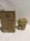 Very cute new in box ceramic planter with lid by home interiors