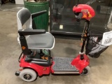 Shoprider Ostie Scootie mobility scooter w/ manual, cord, no battery, sold as is.