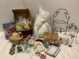 Big lot sewing, crafts, party hats, wire racks and more.