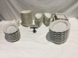 2 x partial sets of Approx 50 pieces of Dish ware some mid century style