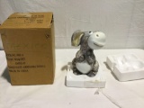 Cute 12 inch tall ceramic donkey/ yard or house art New in box