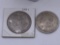 1881 and 1921 Silver Morgan Dollars