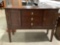 Kim Phong Furn. wood buffet cabinet w/ 3 drawers, 2 cabinets, approx 52 x 18 x 40 in.