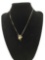 Nice women?s 14k gold necklace and charms 14inch 2.7 grams
