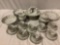 54 pc. collection of vintage M Fine China - Barclays pattern, Japan, tea cups, saucers, plates,