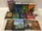 15 pc. lot of hardcover fantasy books: JK Rowling & Christopher Paolini autographs, see pics.