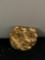 14k gold nugget pendant
