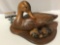 Big Sky Carvers Masters Edition Wood Carving numbered mother duck with ducklings sculpture art