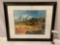 Large framed mountain scene photograph hand signed /titled by artist: Autumn in the Cascades by John