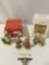 4 pc. lot of M.J. Hummel Goebel figurines; Western Germany- Visiting an Invalid w/ box, Home From