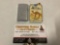 2 pc. lot of vintage cigarette lighters; ZIPPO Grandford, Camel filters pack shaped lighter, sold as