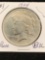 Peace Dollar 1924 BU coin.