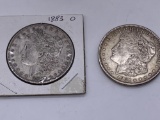 1883-O and 1921 Silver Morgan Dollars