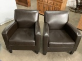 Pair of IKEA arm chair, approx 30 x 32 x 32 in.